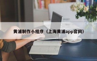 攀枝花黄浦制作小程序（上海黄浦app官网）